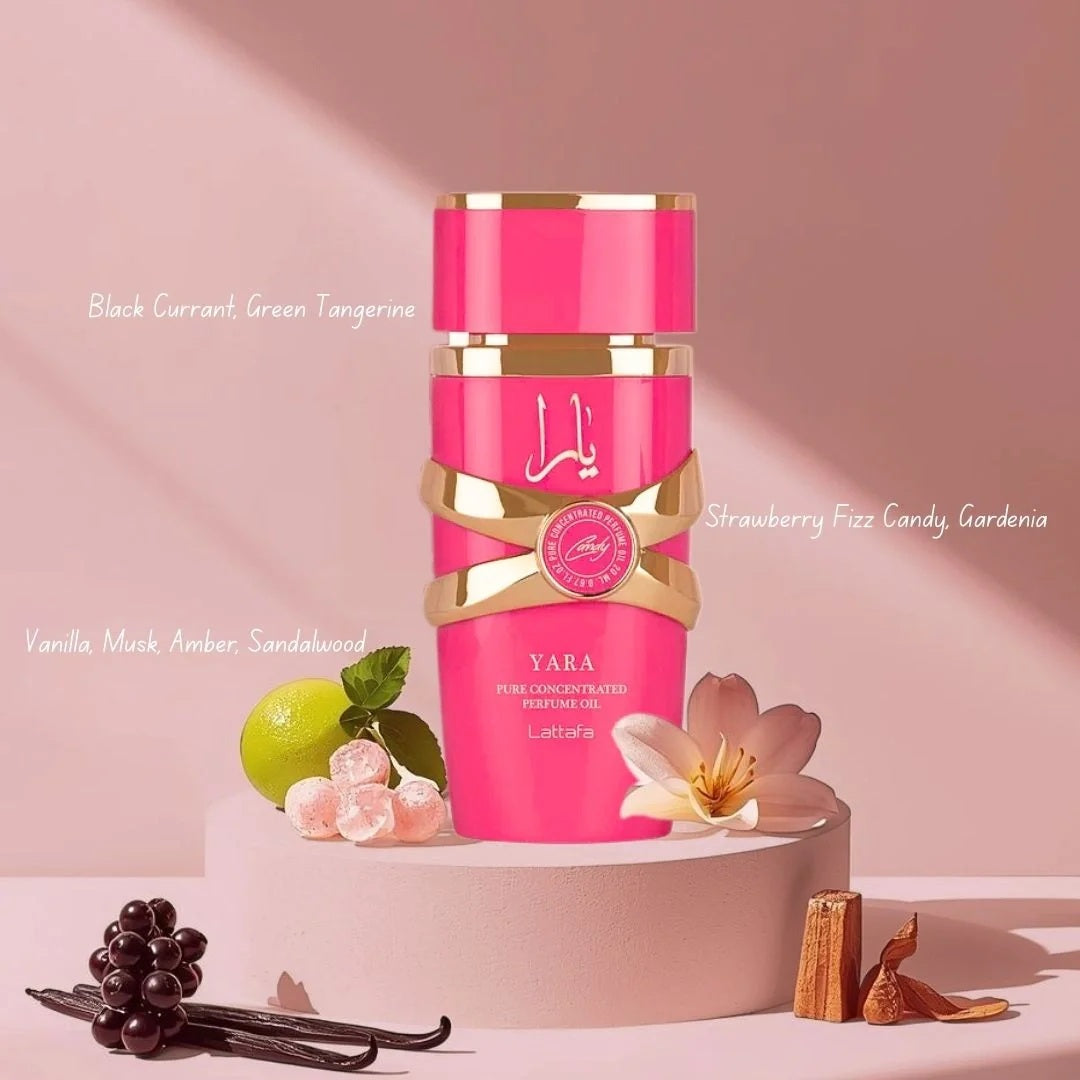 YARA CANDY CONCENTRATED PERFUME OIL 20ML - LATTAFA