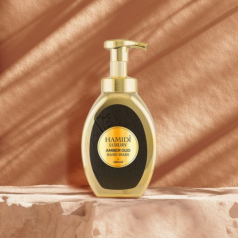 LUXURY AMBER OUD HAND WASH 350ML - HAMIDI