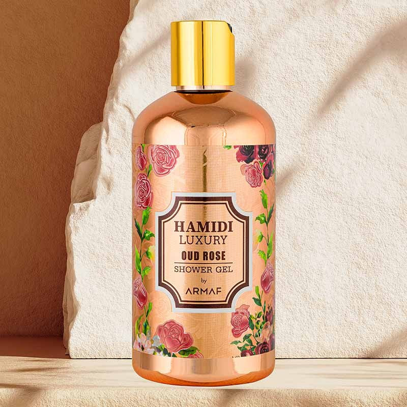 LUXURY  ROSE OUD  SHOWER GEL 500ML - HAMIDI