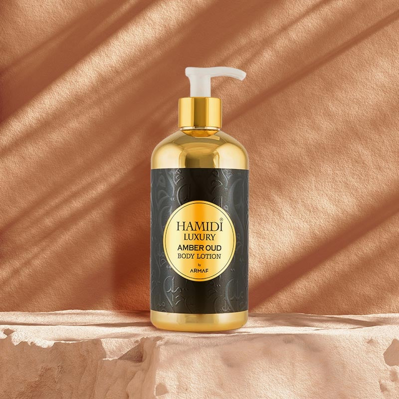 LUXURY AMBER OUD BODY LOTION 500M - HAMIDI