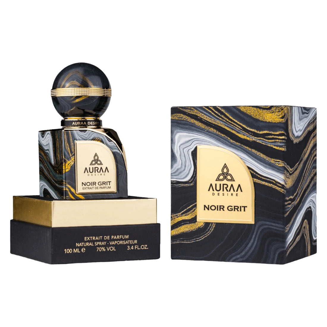 NOIR GRIT EXTRAIT DE PARFUM 100ML - AURAA DESIRE